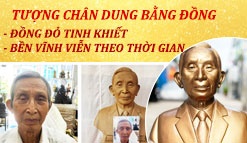Đúc tượng chân dung bằng đồng