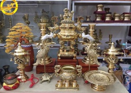 Bộ đỉnh vuông trái đào Vĩnh Tiến  50 cm (mẫu mới)