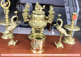 Bộ đỉnh tròn ngũ sự 48 cm.