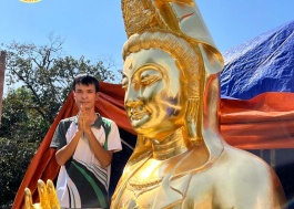 Dát vàng tượng phật