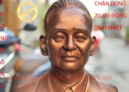 Đúc tượng đồng bác sĩ Phạm Ngọc Thạch.