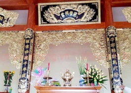 Hoành phi câu đối bằng đồng