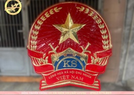 Sản xuất lắp đặt logo các ban ngành bằng đồng