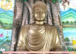 Đúc tượng bổn sư bằng đồng 2m8