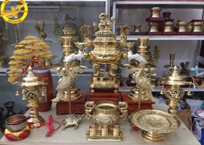 Bộ đỉnh vuông trái đào Vĩnh Tiến  50 cm (mẫu mới)