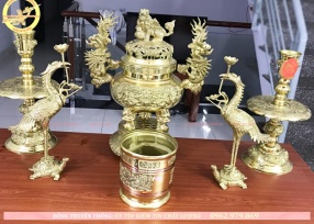 Bộ đỉnh tròn ngũ sự 48 cm.