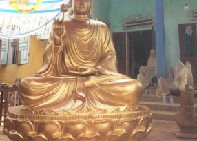 Tượng phật bằng đồng cao 2m