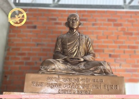 Đúc tượng đồng hoà thượng Thích Trí Tịnh