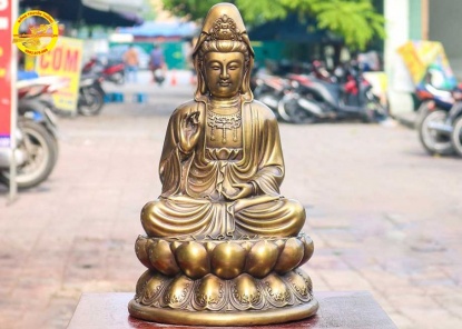 [Báo giá] 30+ mẫu tượng Phật Quan Âm bằng đồng thờ cúng đẹp