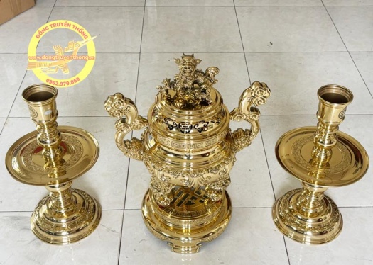 Bộ đỉnh tròn hoa sòi cao 60 cm