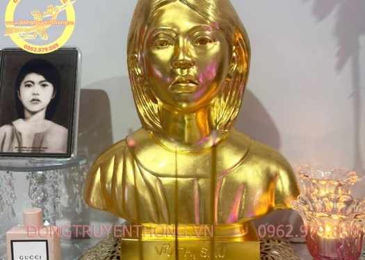 tượng dát vàng 24k cô sáu