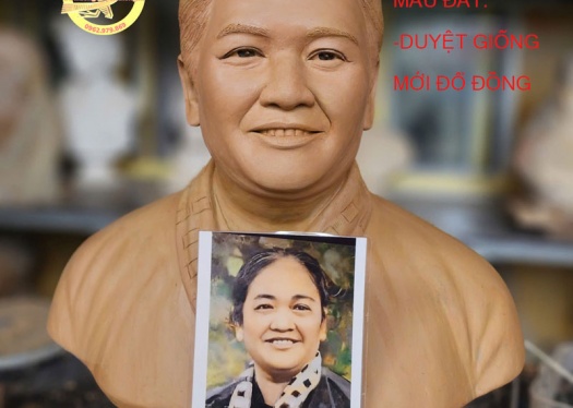 mẫu tượng dất duyệt trước khi nên khuôn