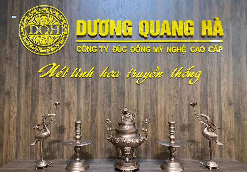 Đồ đồng Dương Quang Hà được sinh ra từ cái nôi đúc đồng Truyền Thống tại làng nghề Ý Yên - Nam Định