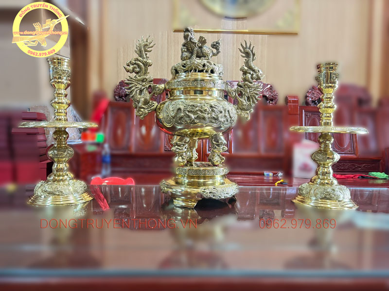 Bộ đỉnh đồng đại phát nổi 3d