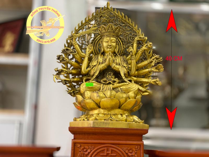 Tượng chuẩn đề đồng vàng địa chỉ bán tượng chuẩn đề bằng đồng